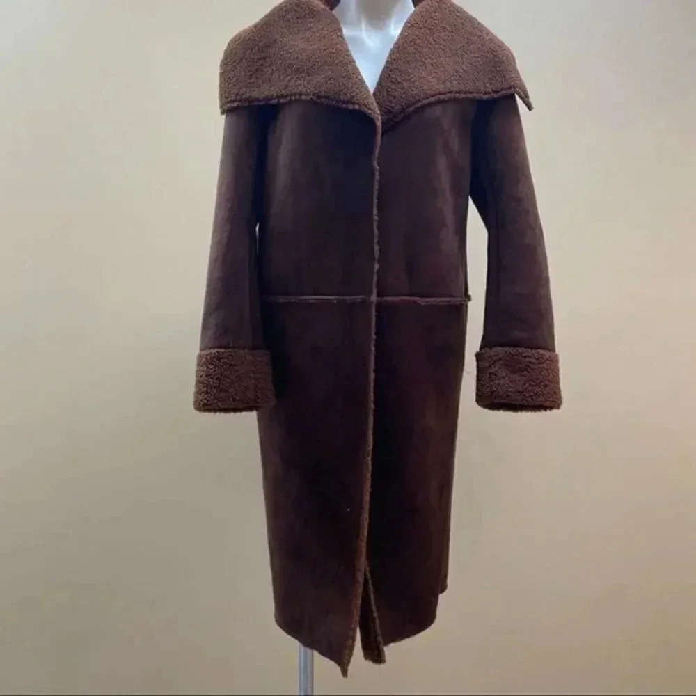 Solitaire Sherpa women coats - Picture 3 of 15